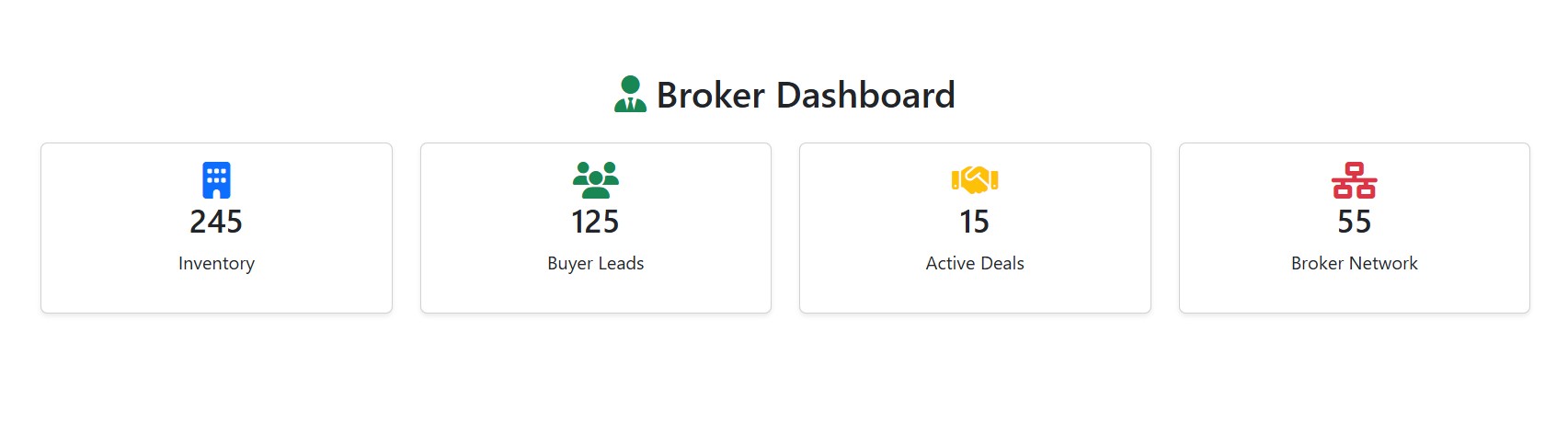 Broker Dashboard